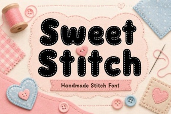 Sweet Stitch Font Designs & Free Downloads