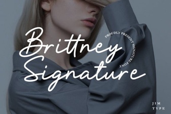 The Brittney Signature Font: Design with Elegance