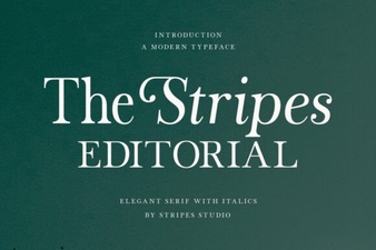 Design Your Projects with the Stripes Editorial Font